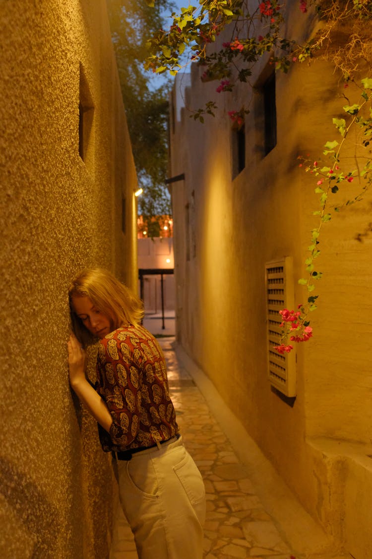 Woman In Alleyway