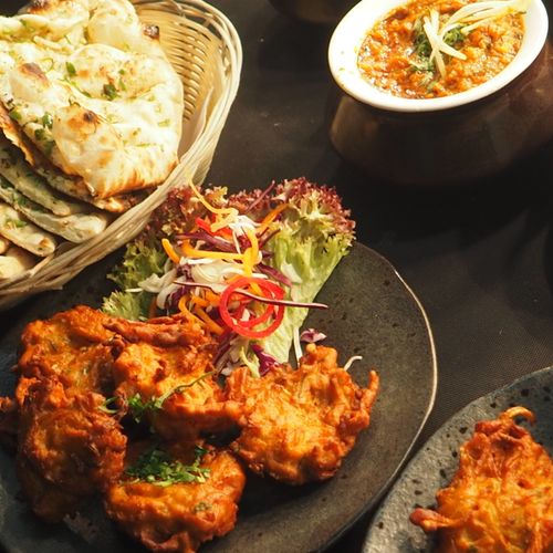 Indian thali spread