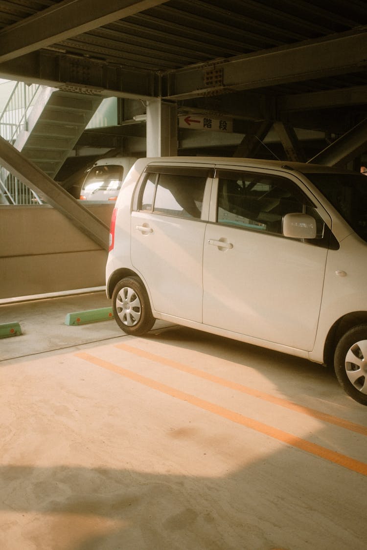 Suzuki Wagon R In A Car Park