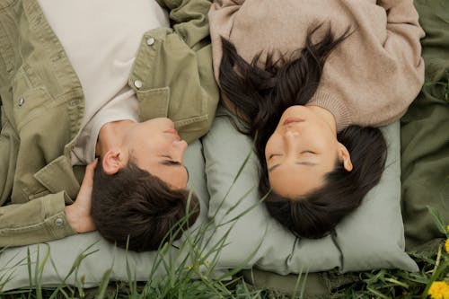 Couple Lying Down Together