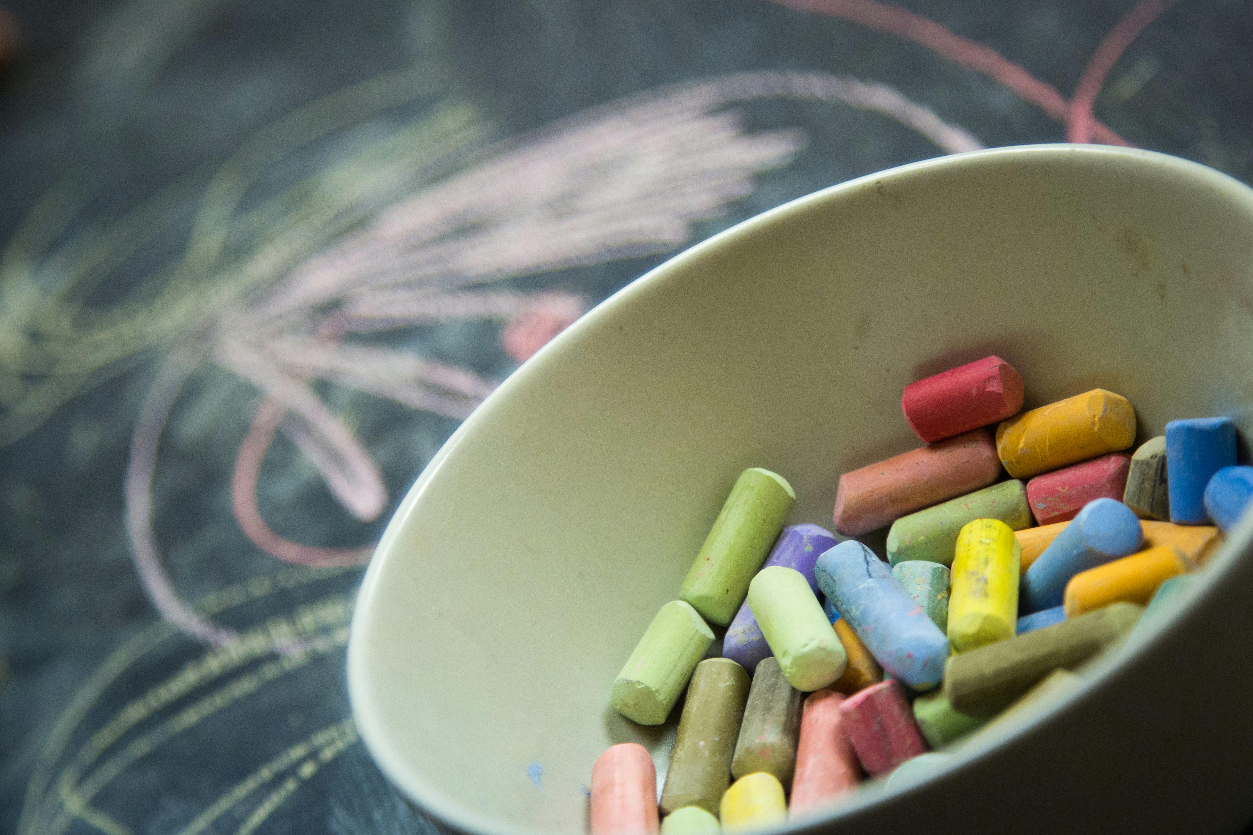 Free stock photo of art, blackboard, chalk