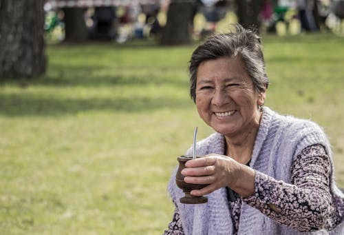 Close-up Photo of an Elderly Woman 