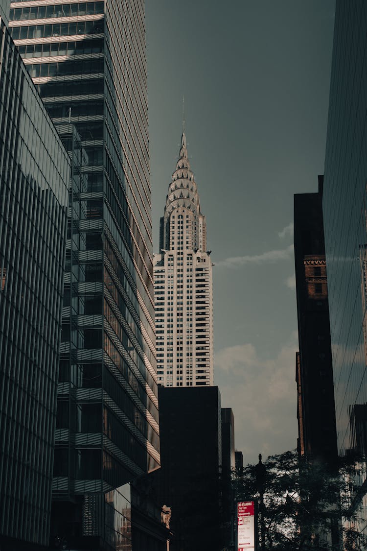 City Buildings Near Chrysler Building 