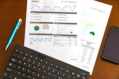 Kostnadsfri bild av analys, data, flatlay