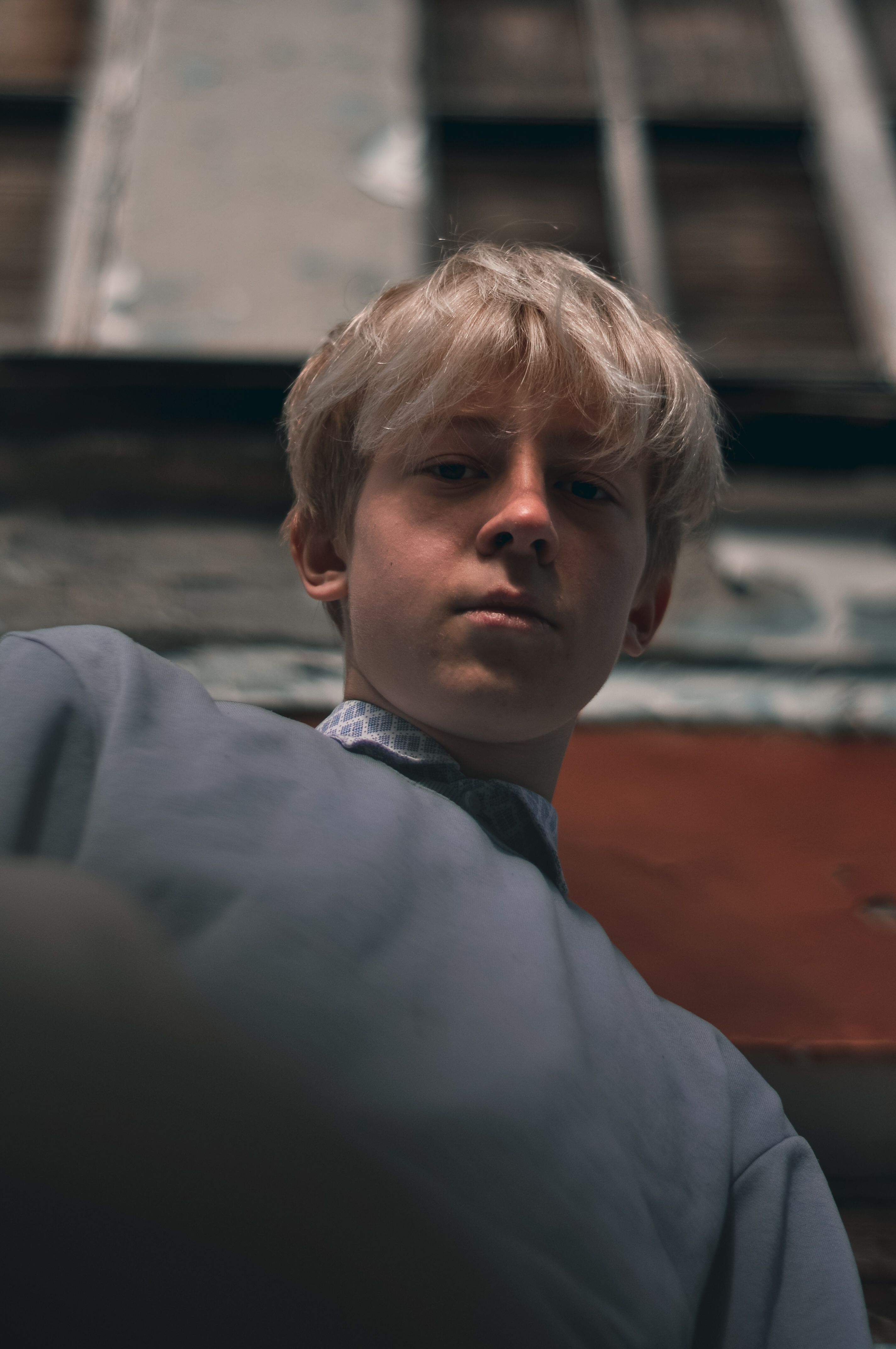 A Boy Looking at the Camera · Free Stock Photo