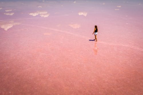 Photos gratuites de aérien, arrière-plan rose, australie