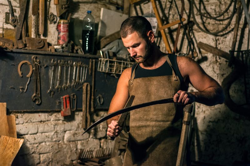 Blade sharpening