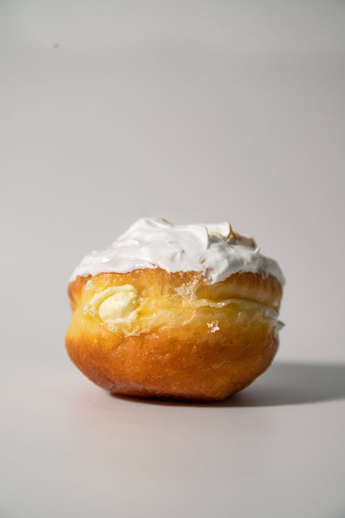 Free stock photo of donut, donuts, lemon curd