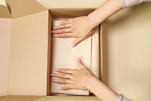 Packaging of a Product using Craft Paper 