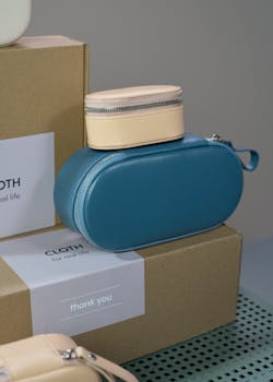 Chic small handbags in a stylish studio setup, ideal for fashion brands seeking a modern showcase.