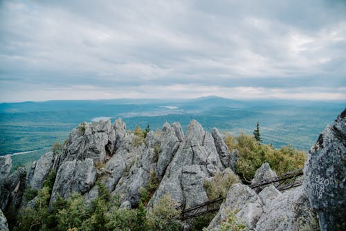 Foto profissional grátis de abismo, árvores, erosão