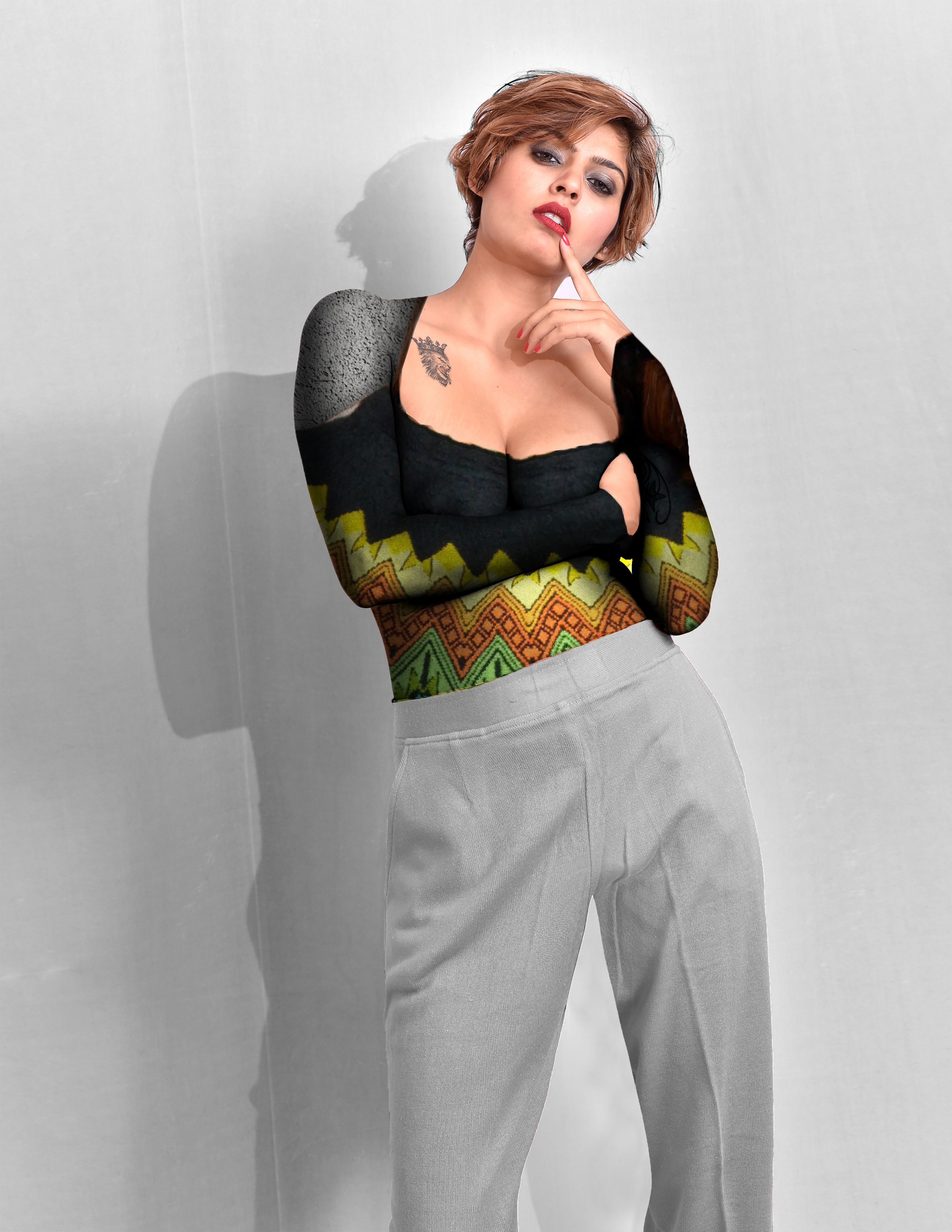 Studio Portrait of Model in Bra · Free Stock Photo