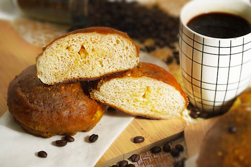 Fotobanka s bezplatnými fotkami na tému arabská káva, chlieb, cukrársky výrobok