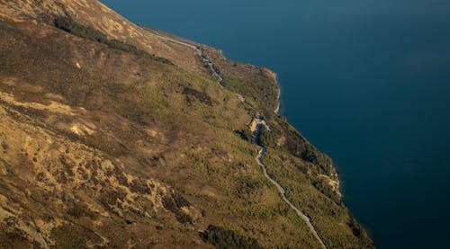 Бесплатное стоковое фото с Аэрофотосъемка, берег, береговая линия