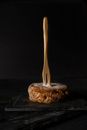 Brown Wooden Spoon on Brown Rock