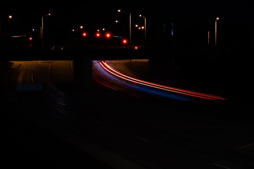 Free stock photo of commute, commuting, driving at night Stock Photo