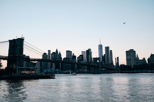Fotobanka s bezplatnými fotkami na tému Brooklyn, Brooklyn Bridge, budovy