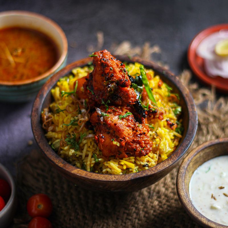 Bitter Gourd and Dal Budget Biryani