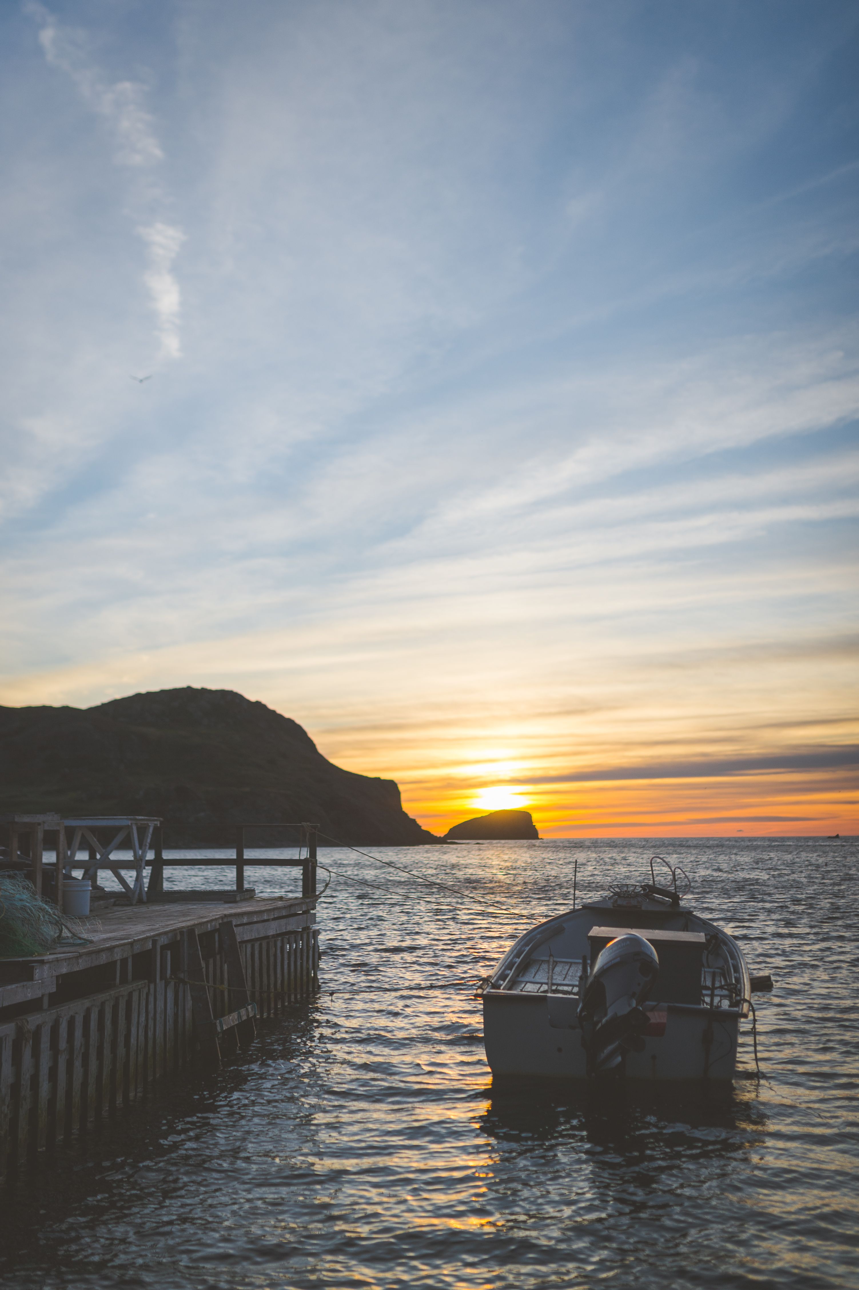 Boat on Sea during Sunset · Free Stock Photo