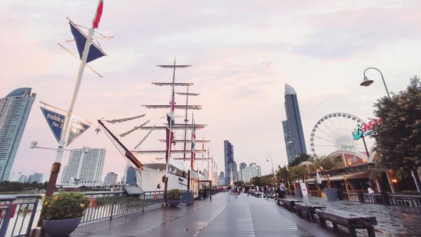 Evening at Asiatique The Riverfront