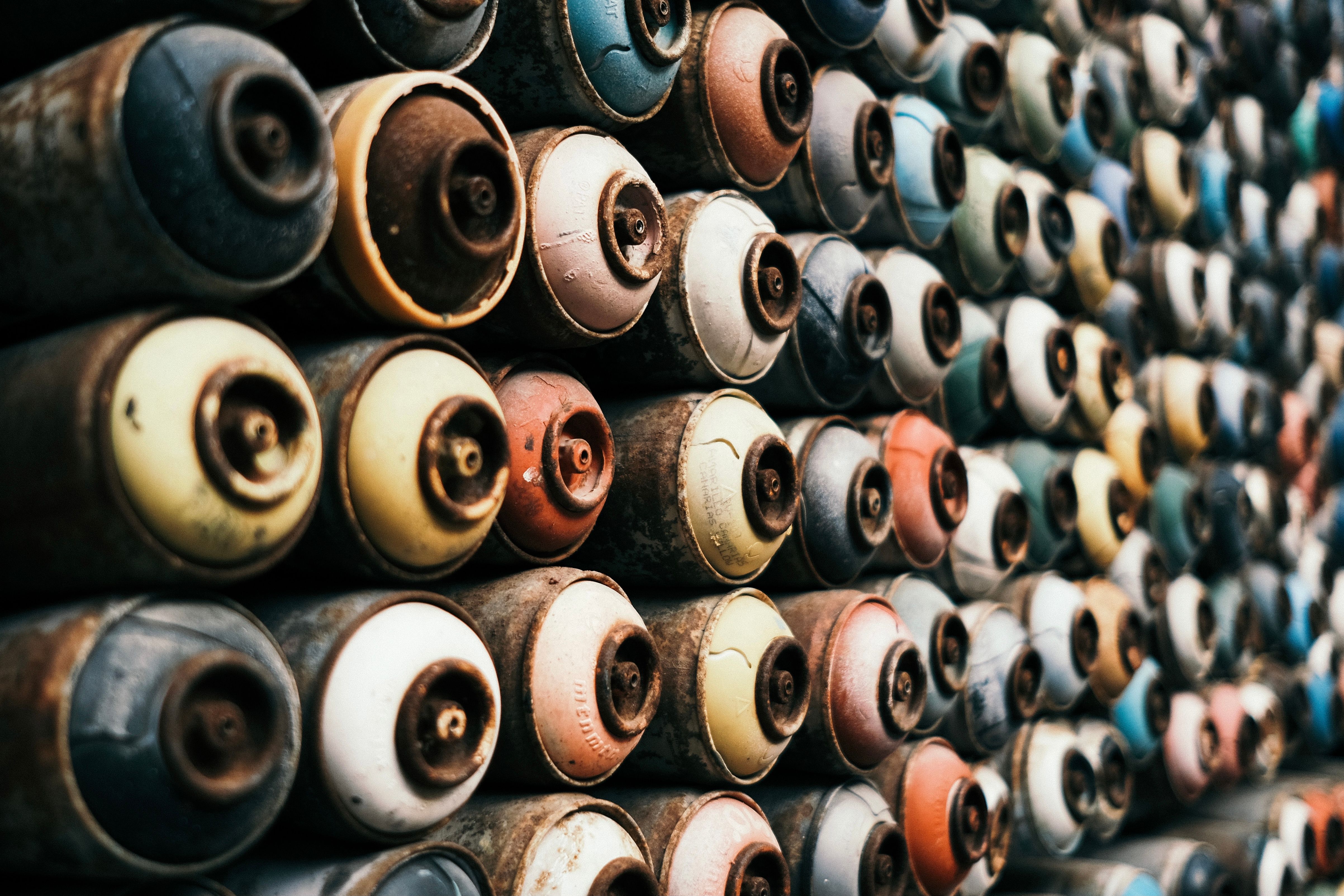 Spray Paint Cans · Free Stock Photo