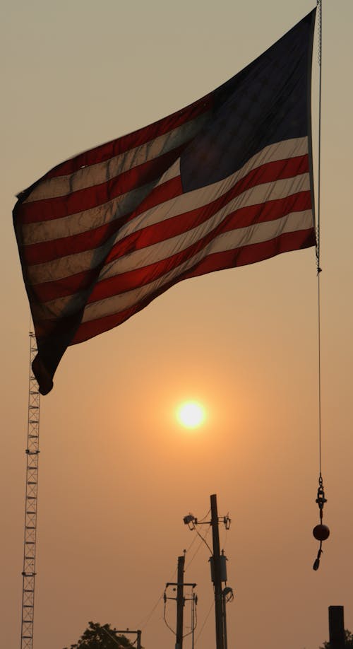 Gratis stockfoto met 911 gedenkteken, amerikaanse vlag, dageraad