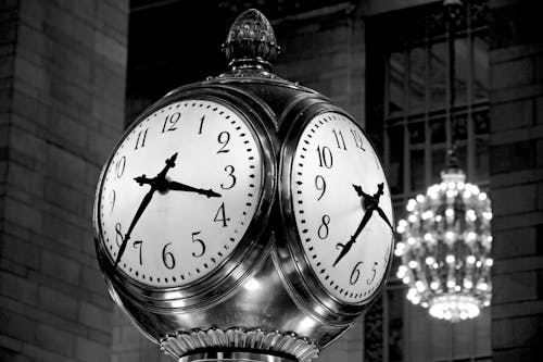 Ingyenes stockfotó fekete-fehér, grand central station, idő témában
