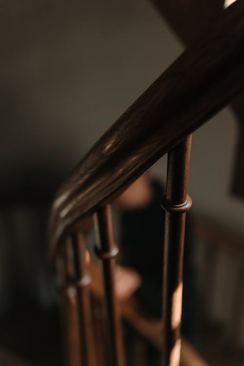Close up of Wooden Handrail