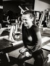 Woman in Tank Top Sitting on Floor