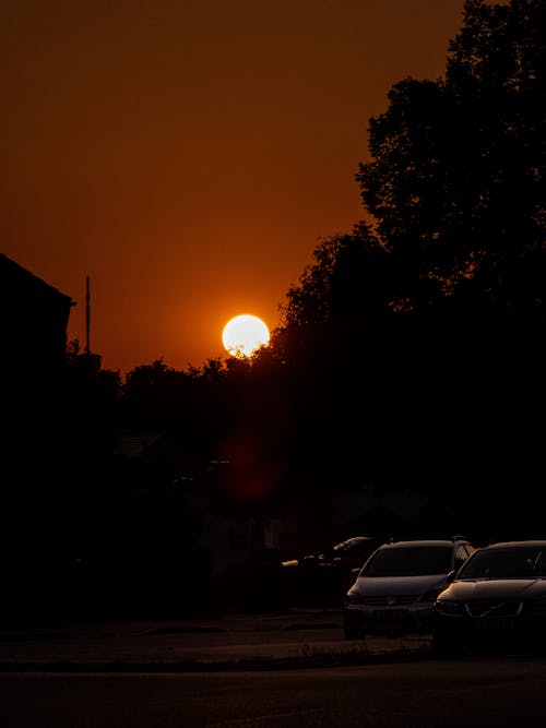 Sunset in the Suburbs of the City 