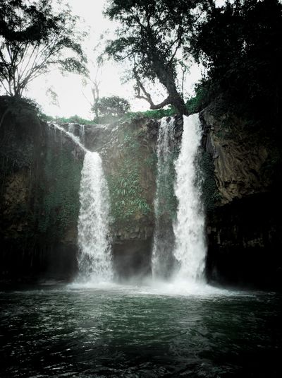 Hebbe Falls two-tier waterfall