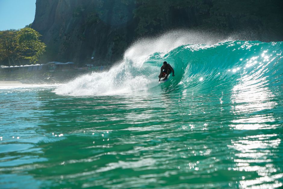 Surfing at Praia da Barra with Casa Grande Surf School
