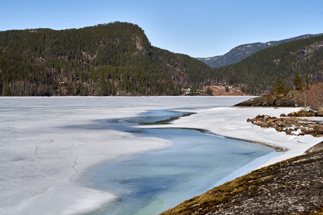 Základová fotografie zdarma na téma hora, jezero, krajina