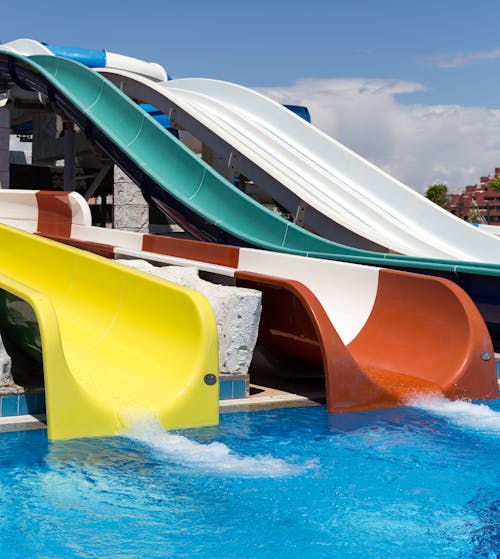 Water Slides in a Poole Resort