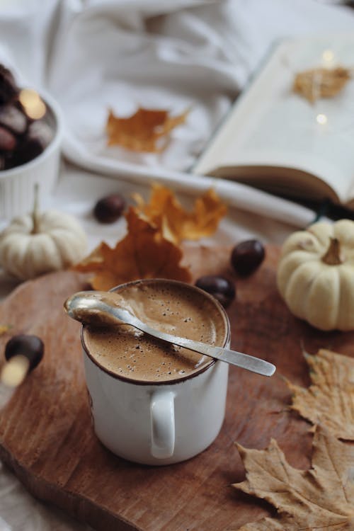 Photos gratuites de boisson chaude, chocolat chaud, cuillère à café