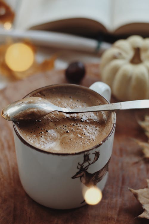 Free A Cup of Hot Chocolate Drink Stock Photo