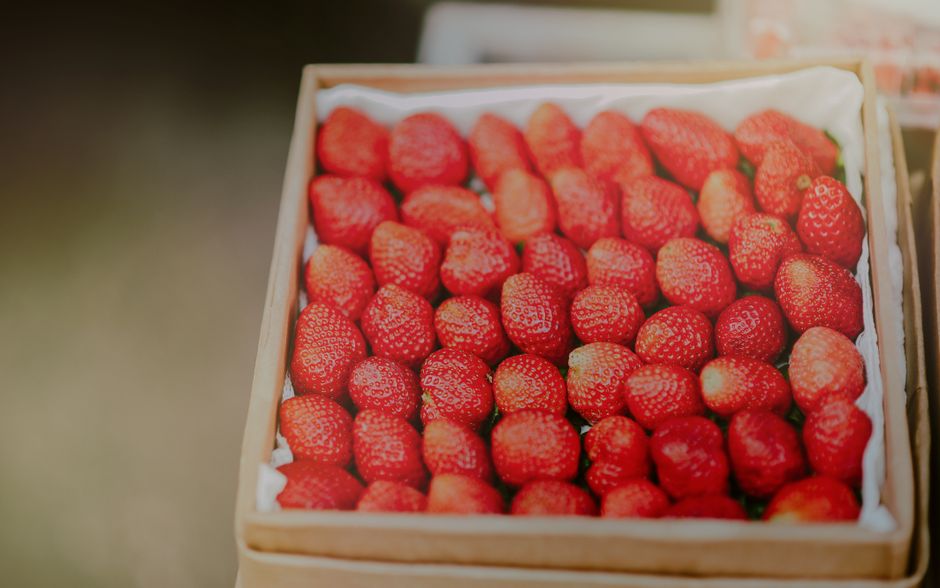 Close-Up Photography of Strawberries