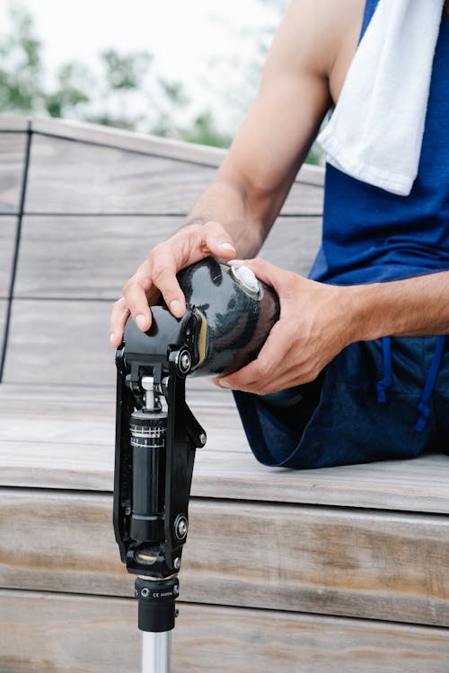 Close-up Photo of Prosthetic Limb