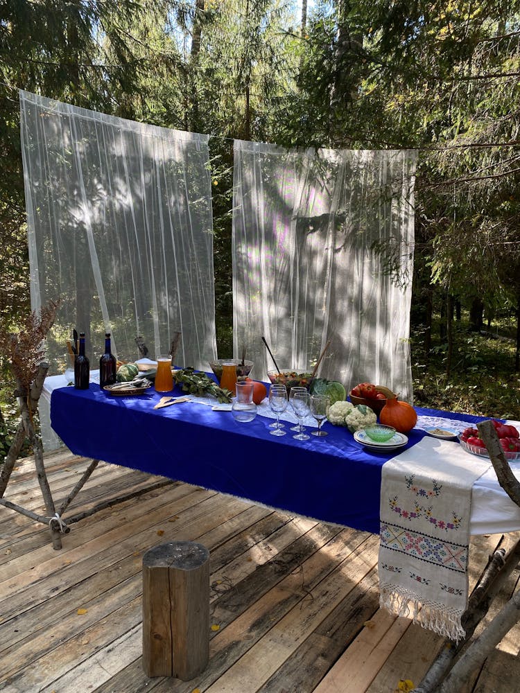 Table On A Terrace 