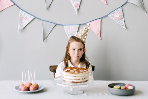 A Girl Celebrating Her Birthday