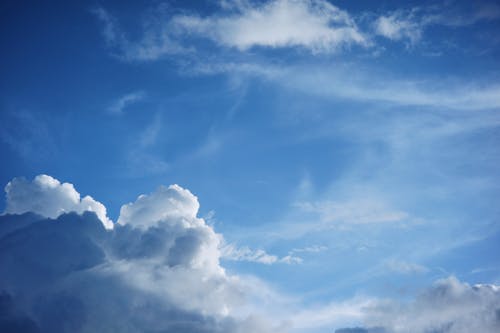 Kostnadsfri bild av blå himmel, clouds, moln