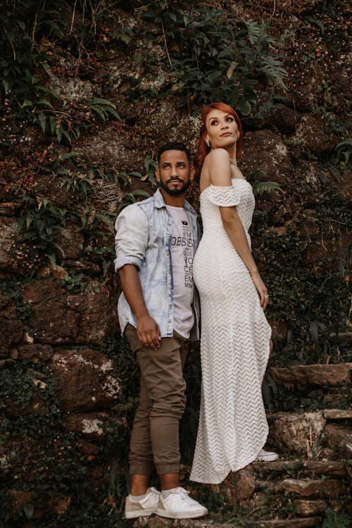 Couple Posing near Cliff