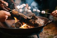 Grilled Meat on Black Pan