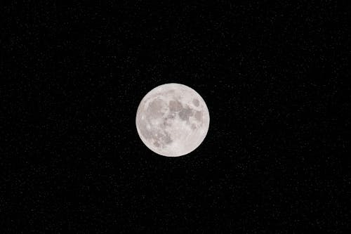 Free A Full Moon in the Sky Stock Photo