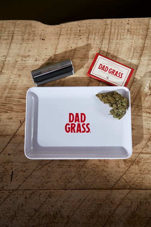 Cannabis Weeds on a Tray