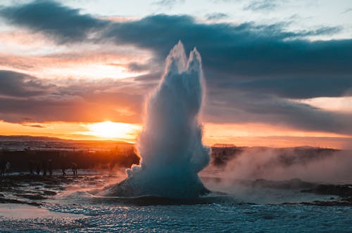 Water Splash on the Ocean