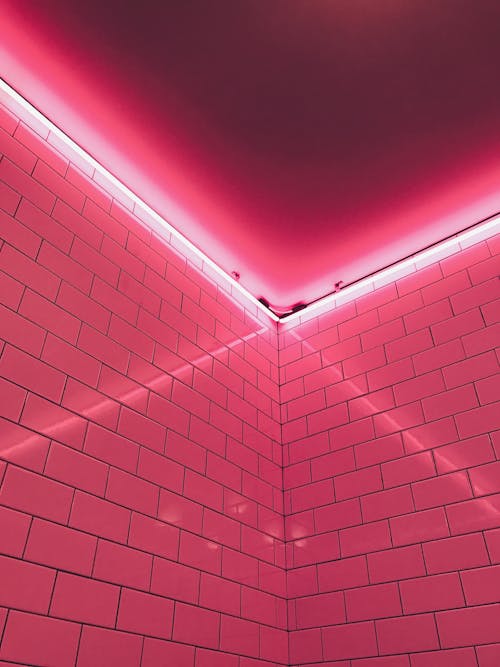 Free Pink Light Fixture Stock Photo