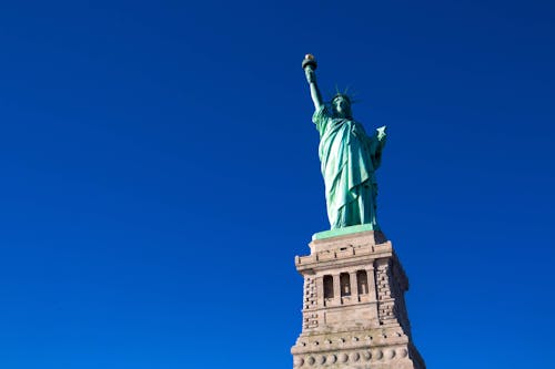 Statue of Liberty under Clear Blue Sky 