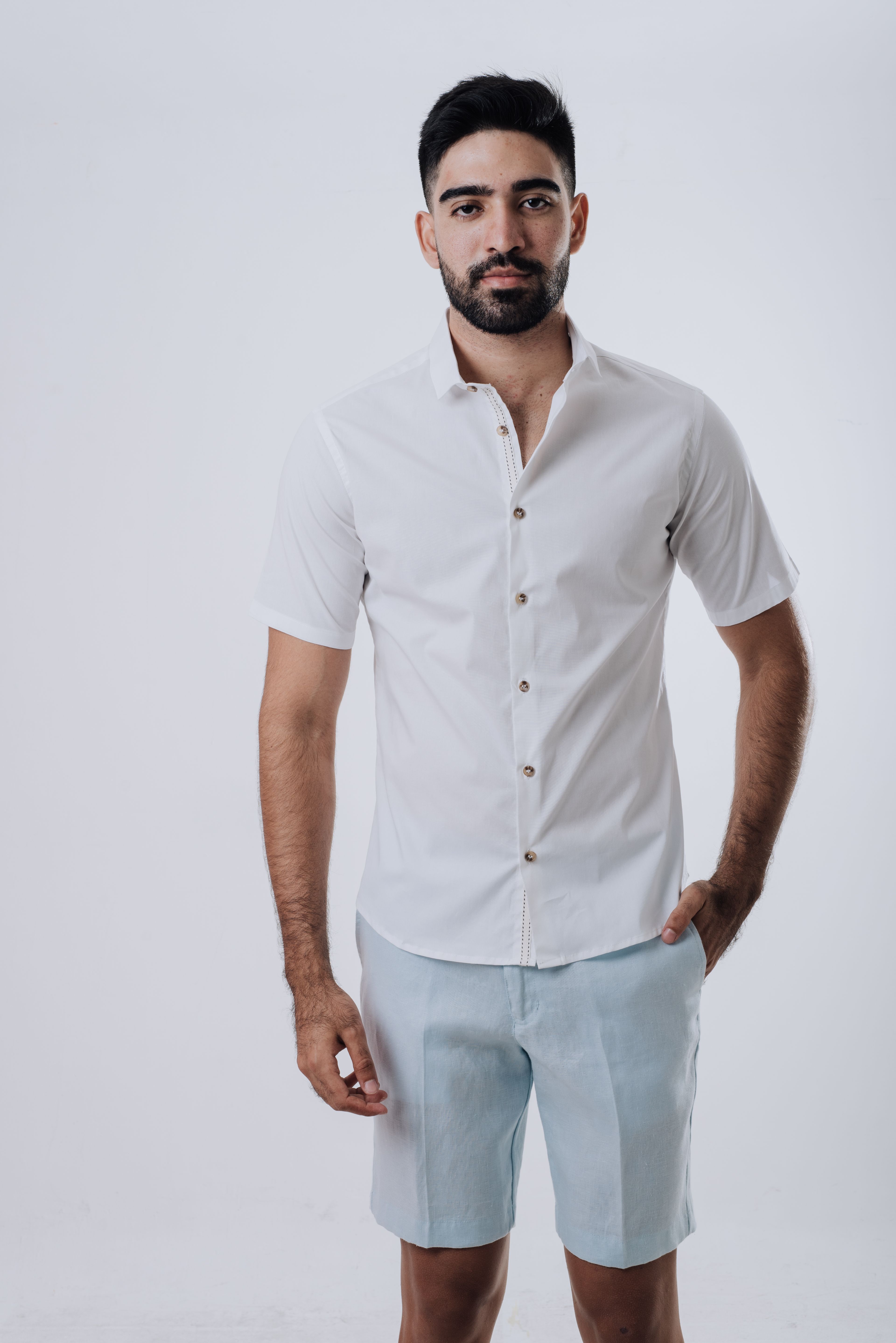 Linen Short-Sleeve Shirt