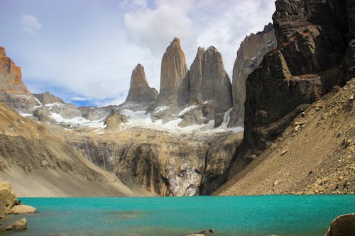 Scenic Shot of the Torres del Paine National Park